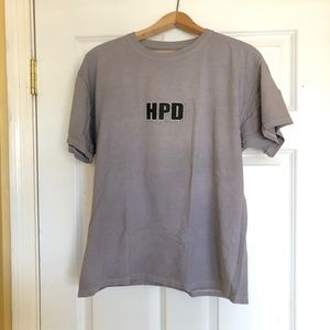 HPD Honolulu Police Dept Department Hawaii Unofficial T-Shirt Gray Short Sleeve
